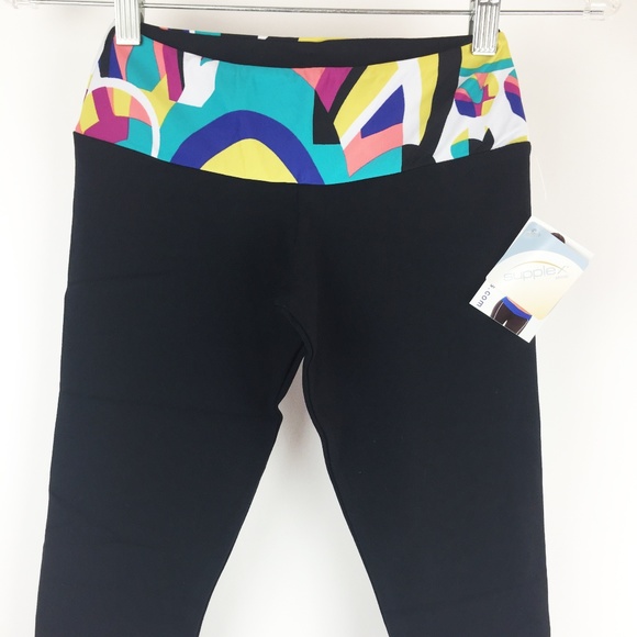 LOWRISE Compression Sports Capri Gray XS-S - Picture 2 of 5